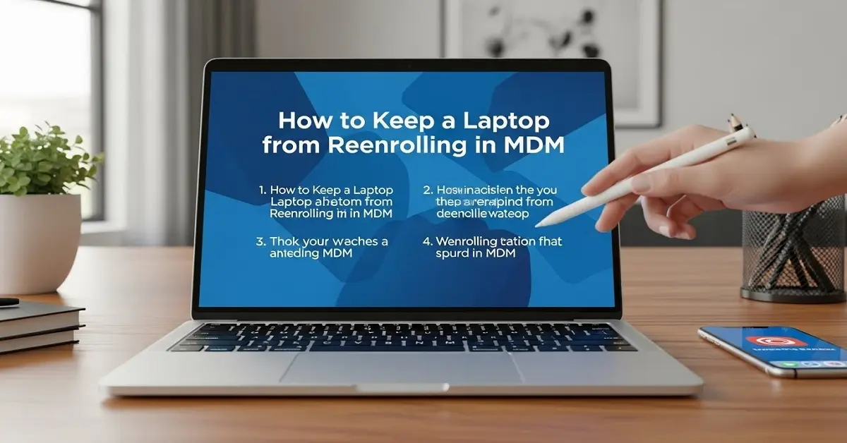 How to Keep a Laptop from Reenrolling in MDM