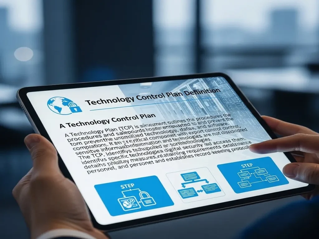 Technology Control Plan Definition